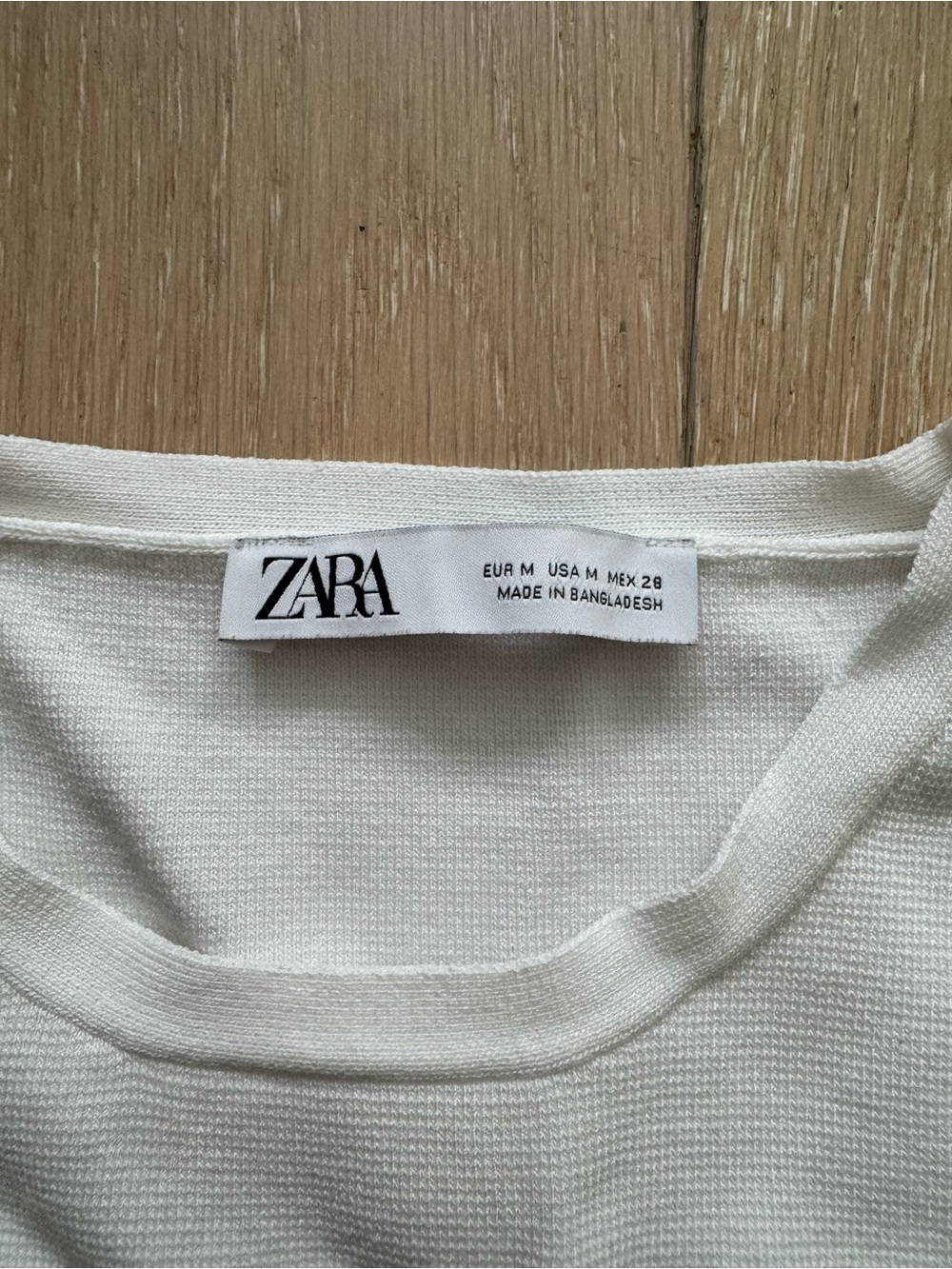 Zara Ribbed Cropped Tank Top - Picture 3 of 3